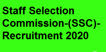 Staff Selection Commission-(SSC)-Recruitment 2020
