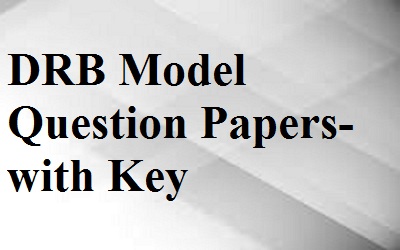 DRB Model Question Papers