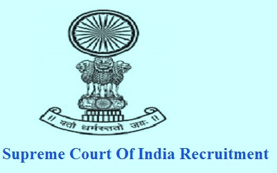 Supreme Court Of India Recruitment 2022