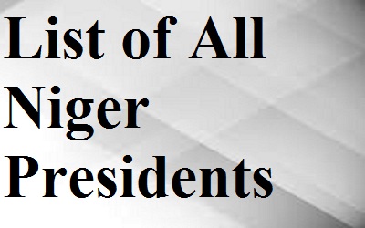 List of Niger President
