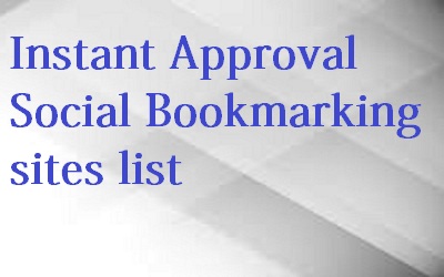 Social Bookmarking sites list